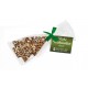 Schoko Christmas Tree | 30 g | Grüne Schleife | Vollmilchschokolade (Topping Knusperkugeln) | 4c Eur